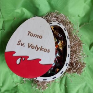 Velykinė saldainių dėžutė - kiaušinis