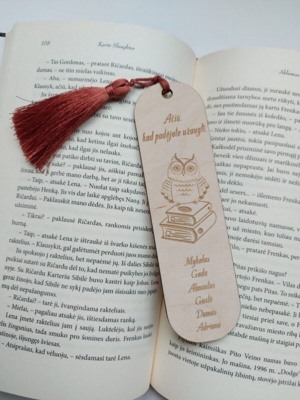 Knygos skirtukas - AČIŪ