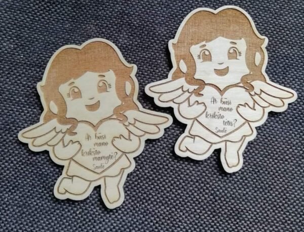 Magnetukas - Kvietimas krikšto tėvams