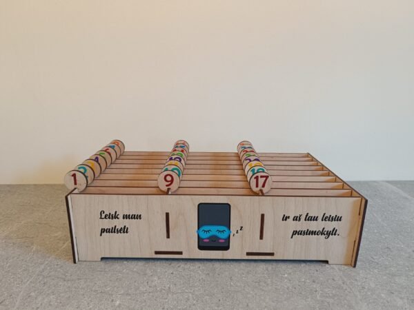 Telefonų laikymo dėžutė