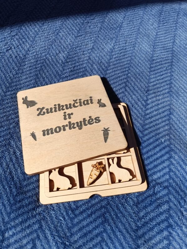 Medinis Zuikučiai ir Morkytės žaidimas