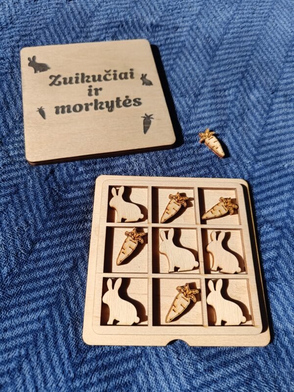 Medinis Zuikučiai ir Morkytės žaidimas