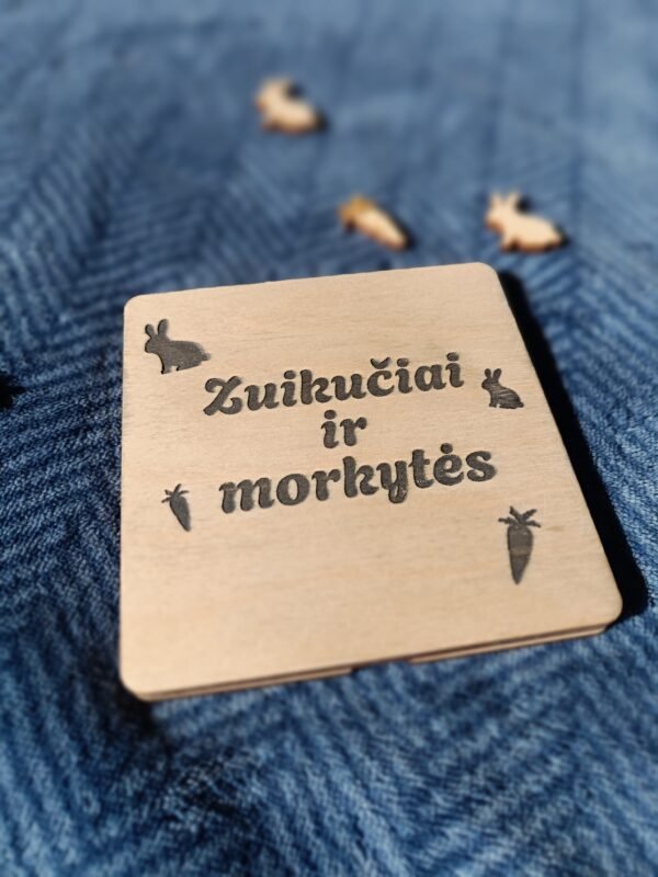 Medinis Zuikučiai ir Morkytės žaidimas