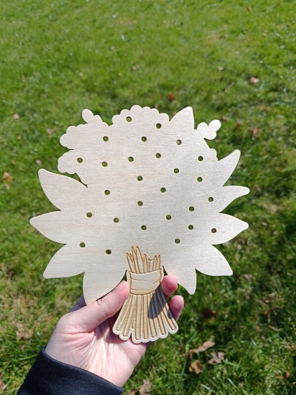 Medinės lentelės gėlėms